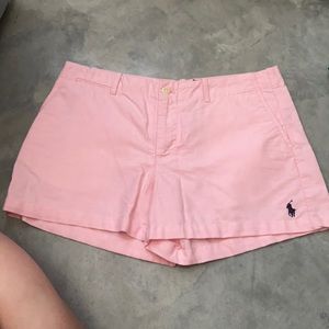 Pink polo Ralph Lauren shorts